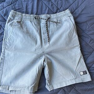 Light Gray Casual Shorts